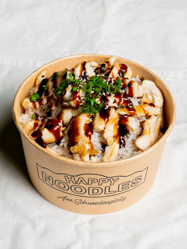 Happy Noodles Teriyaki Chicken Rice Bowl at Schwedenplatz
