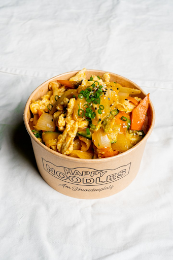 Yellow Curry Chicken Wok bowl Happy Noodles Vienna